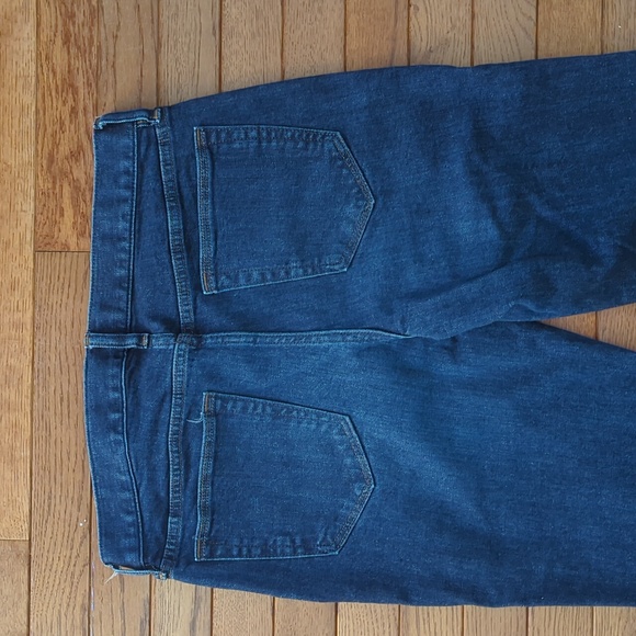 Banana Republic Blue Jeans Faded. Slim Fit. Size 33" x 30 (Like New) - Picture 7 of 9